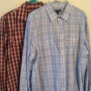 2 Michael Kors dress shirts